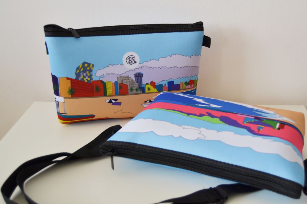 bolso neceser de neopreno Playa de las Canteras