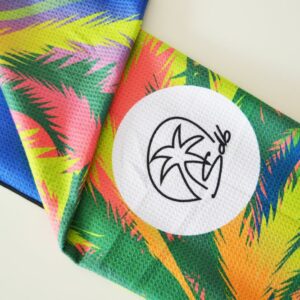 Toalla waffle reciclada - Palmeras Canarias