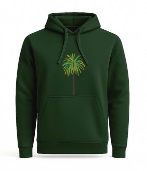 SUDADERA BEIG PALMERA CANARIA SARADIBUJANDO