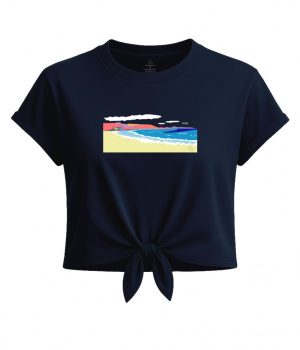 top cícer azul algodón orgánico