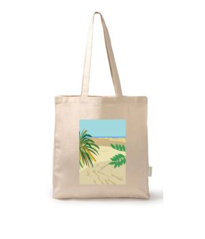 totebag talega duna algodón orgánico saradibujando