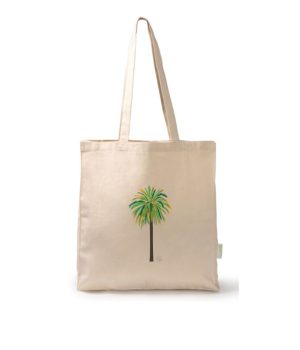 totebag talega palmera canaria algodón orgánico