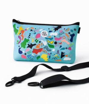 Bolso neceser Equilibrio con correa negra ajustable y desmontable