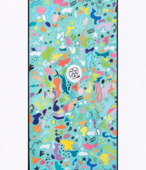 Toalla deportiva equilibrio con diseño colorido exclusivo de Saradibujando